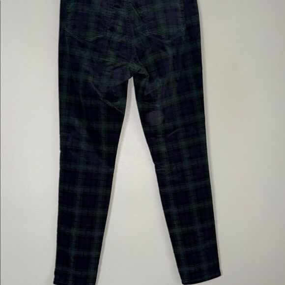 LOFT Plaid Velvet Skinny Pants 4/27 - Picture 8 of 10